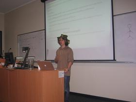 2006-03-- Jason giving oscilloscope talk at ANU.jpg